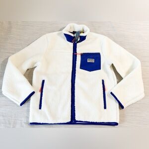 POLO RALPH LAUREN Bonded Pile Fleece Jacket Clubhouse Cream Multi🔥🔥🔥👀